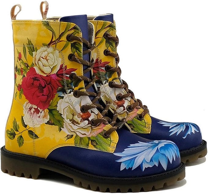 Goby Yellow Rose Dames Laarzen – Handmade – Vegan Leer – Maat 41