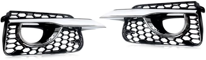 Grille Bezels Nitrox - Mistlamp Grille Bezels - Voor Infiniti Q50 Base (2014-2017) - Chrome Trim