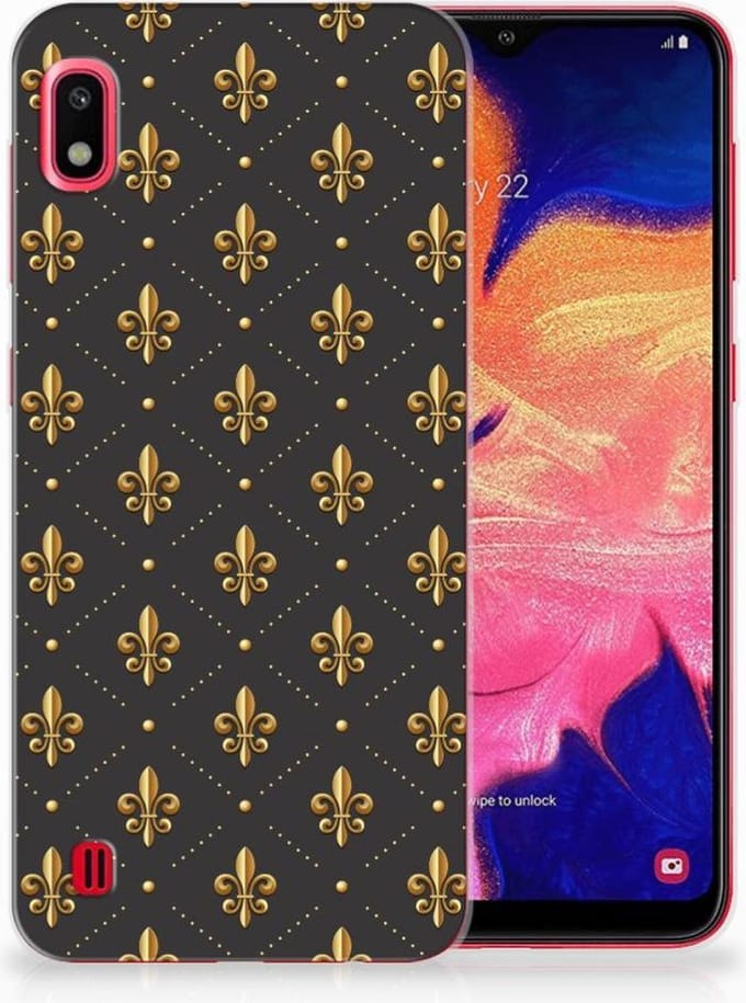 Samsung Galaxy A10 TPU bumper Franse Lelie