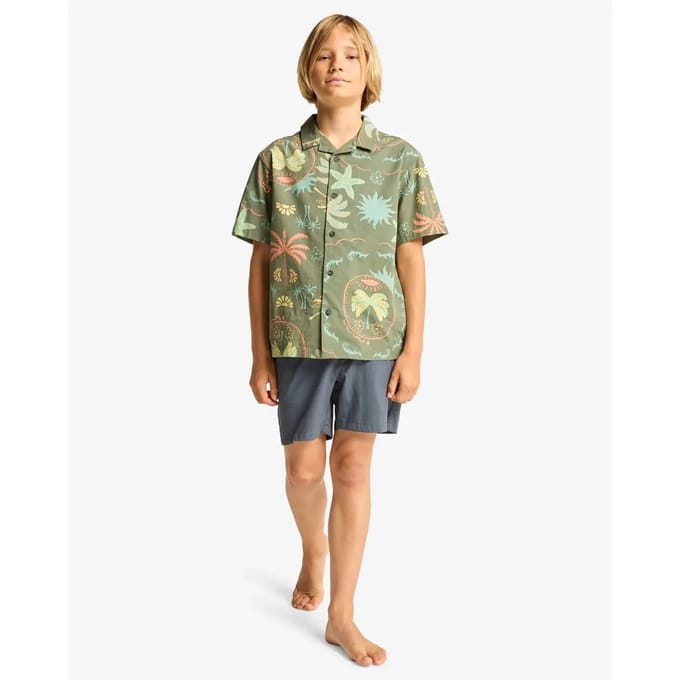 Billabong Crossfire Solid 15´´ Korte Broek Beige 14 Years Jongen