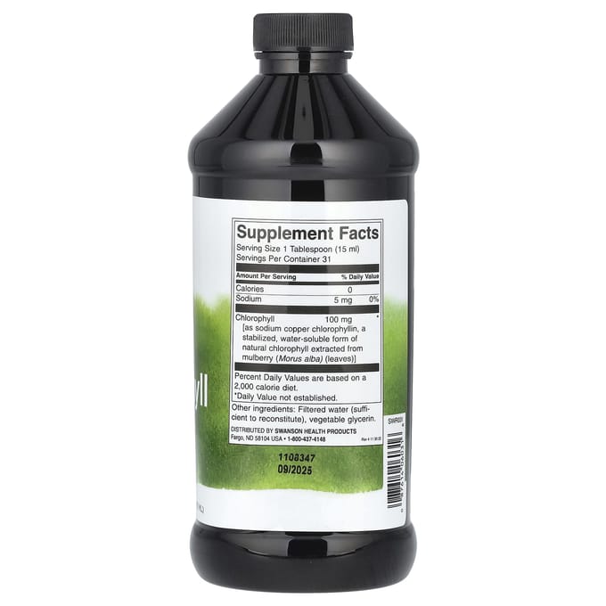 Vloeibare Chlorofyl, 100Mg, 473Ml(16 fl oz)