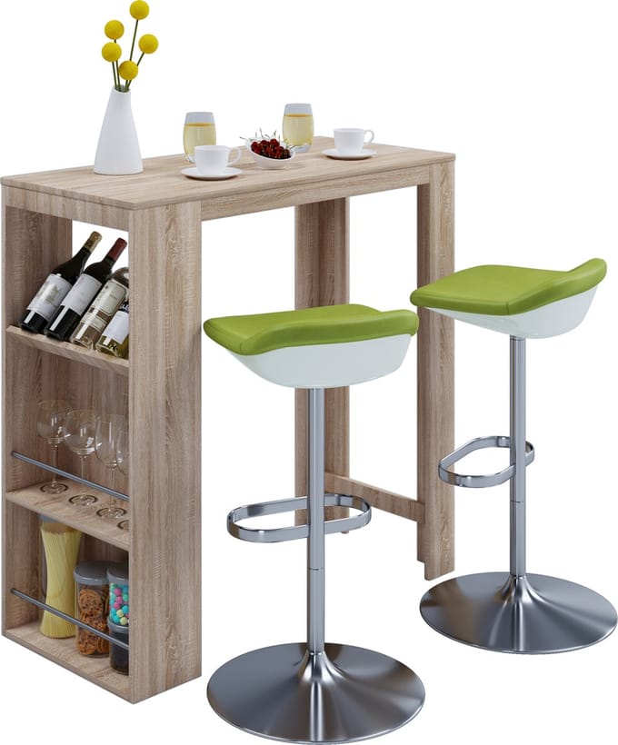 Houten bartafel bistrotafel bar hoge tafel Oktola
