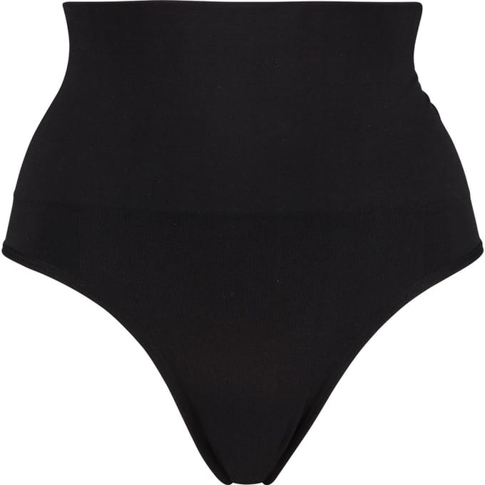 Hunkemöller  - Maat M - String Shapewear Corrigerende Seamless control string - zwart