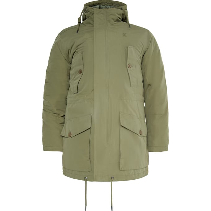 TUFFSKULL Anorak Heren militaire olijf
