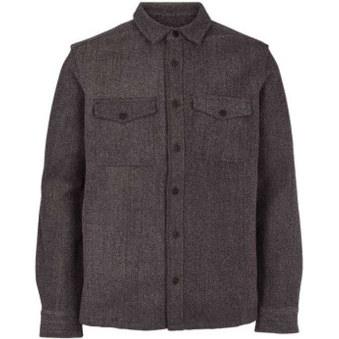 Kronstadt Overhemd kurt ks3224 charcoal