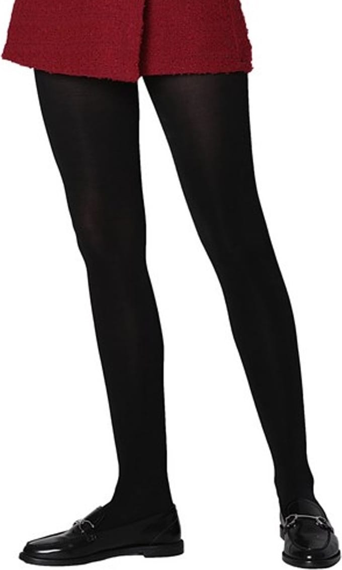 Daymod Katoen Panty 90 Denier (D1112010) - ZWART - Maat S