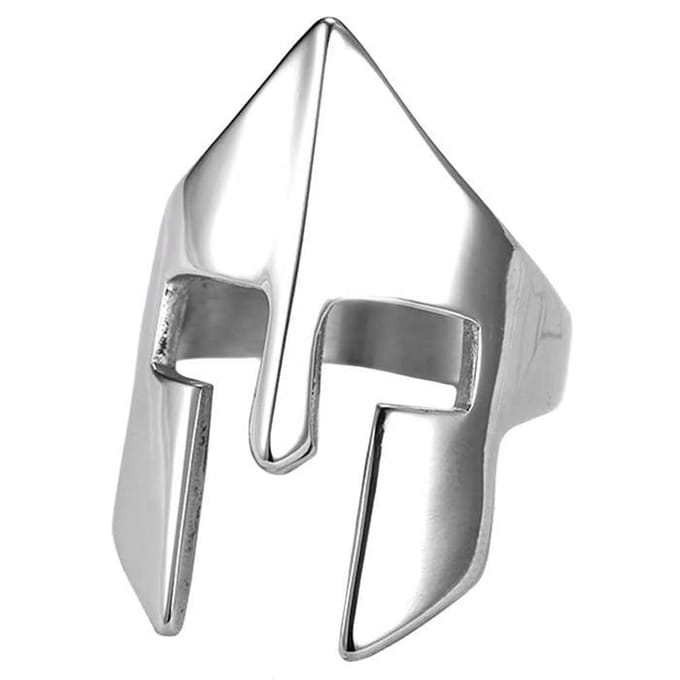 Herenring edelstaal Spartan Mask-21.5mm