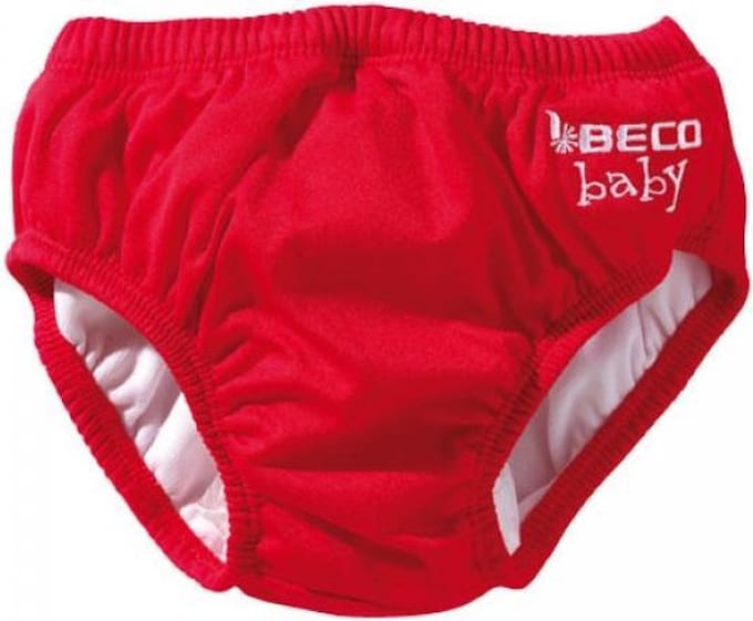 BECO baby zwemluier - slip-vorm - rood - maat M