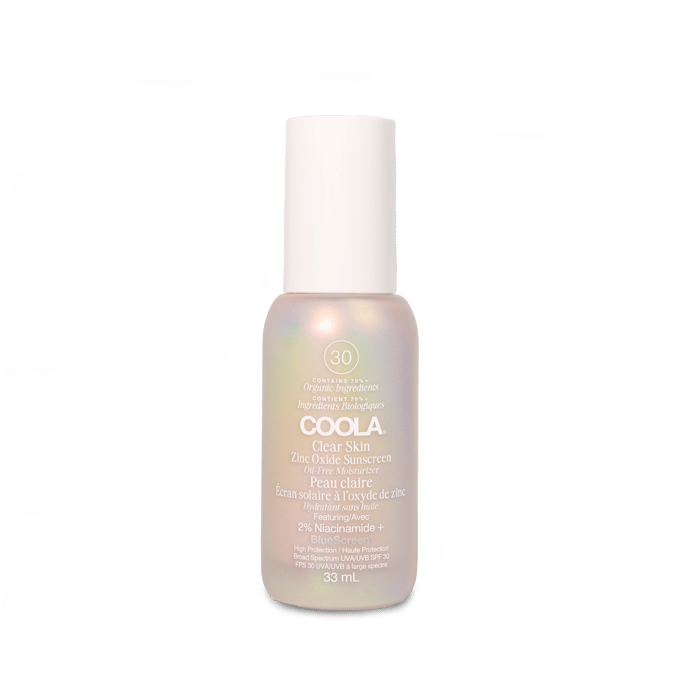Coola Clear Skin Zinc Oxide Sunscreen Oil Free Moisturizer SPF30 33 ml