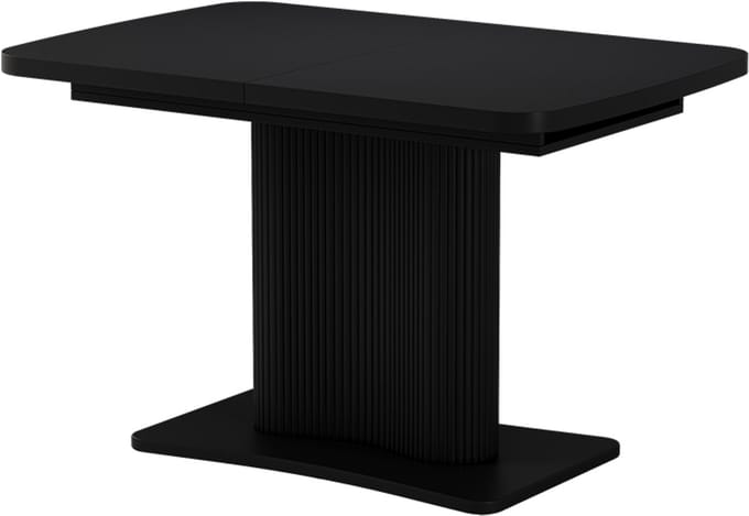 Vicco Eettafel Fenaro, Zwart, 120-160 x 80 cm uitschuifbaar