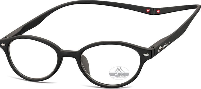 Montana MR61 Leesbril met magneetsluiting +1.00 Zwart