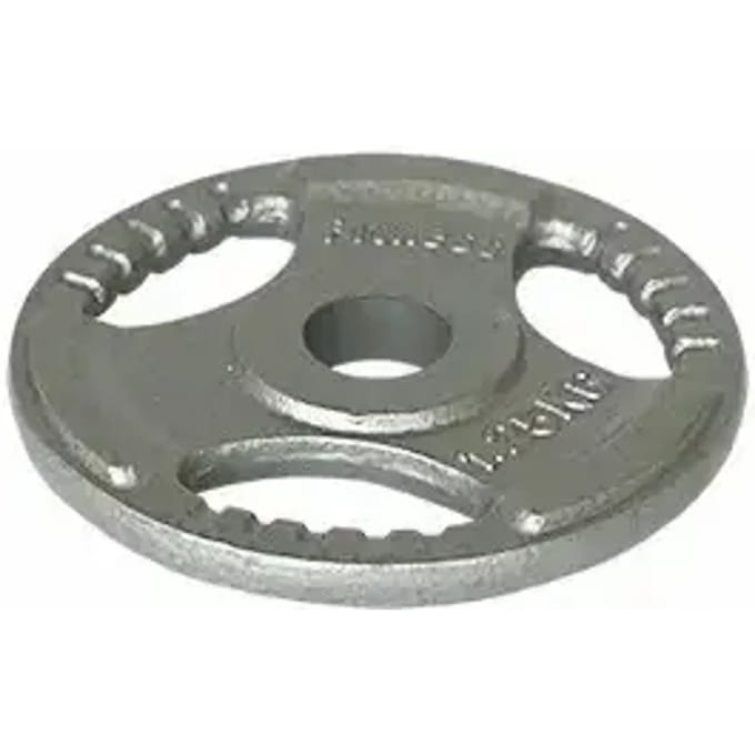 Softee Ijzer Gewichts Schijf 10kg Zilver