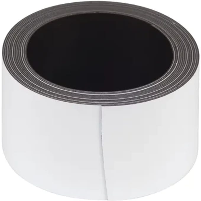 Fix-o-moll Magneetband - Beschrijfbaar - Ferriet - 2500x40mm
