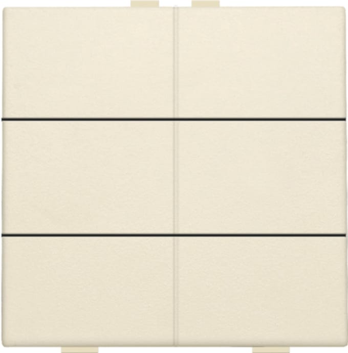 Niko Home Control - Zesvoudige busdrukknop Creme - 100-51006
