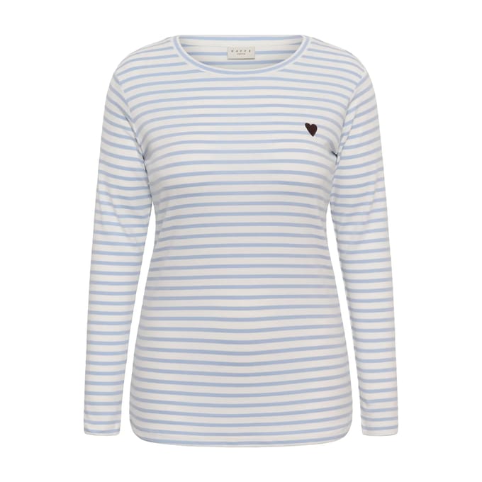 T-shirt dames KAFFE Curve Clia