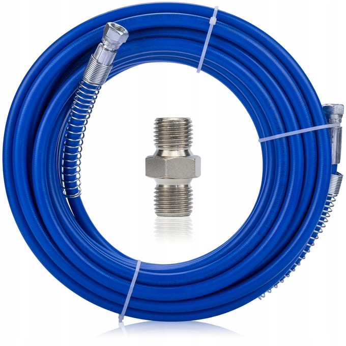 Rosfix Hogedrukslang Set - 15 M TPU 228 Bar 1/4" - RVS Koppeling 1/4" 400 Bar