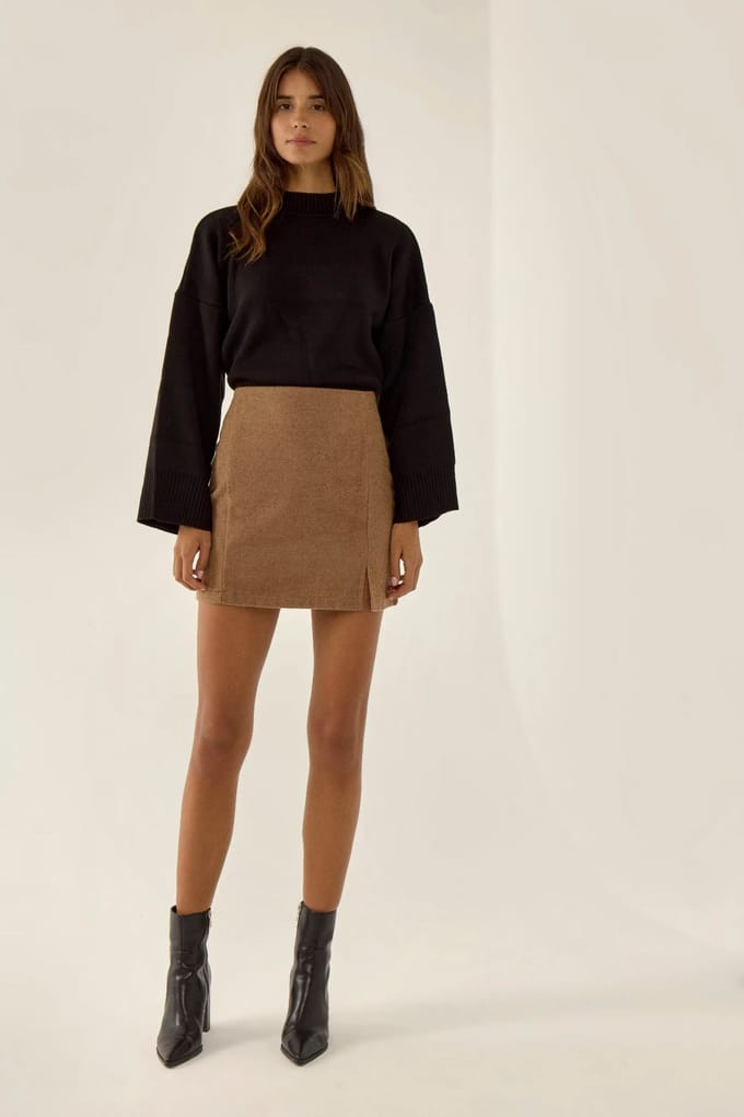 Hoge Taille Mini Rok