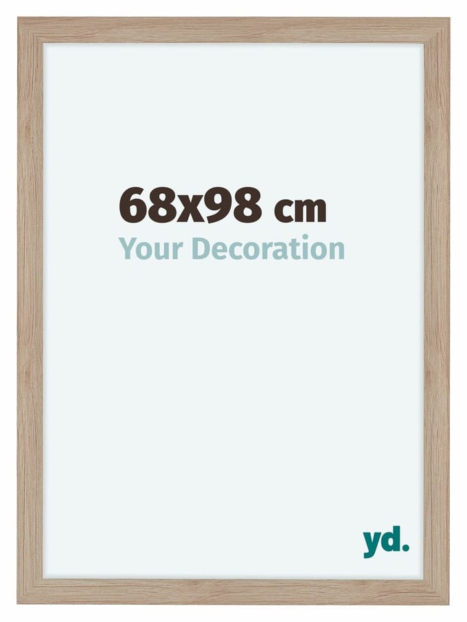 Your Decoration - Fotolijst 68x98 cm - MDF - Eiken Licht - Como