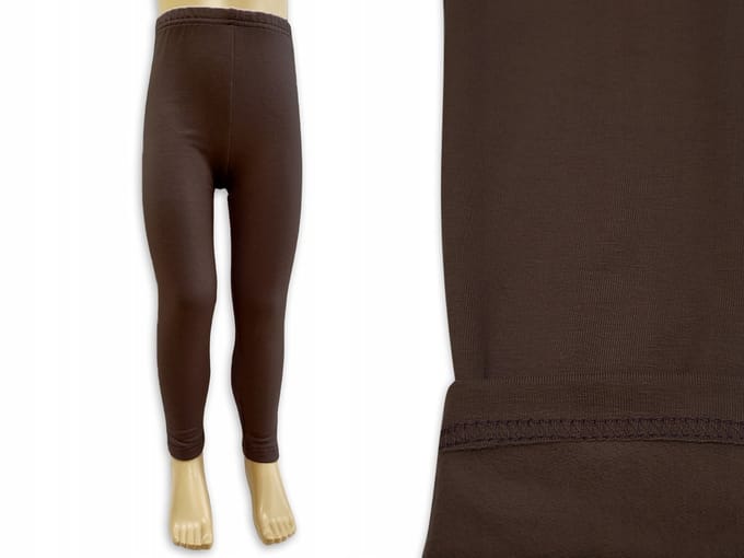 Dartomik - Kinder Thermische Leggings - Bruin - 152/158