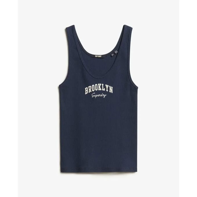 Superdry - Athletic Essentials-hemdtopje met print - Dames - Vesten