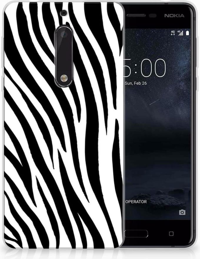 Nokia 5 TPU Hoesje Zebra