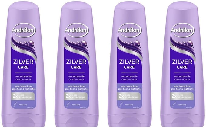 Andrélon Conditioner Zilver Care - 4 x 200 ml