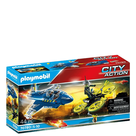 PLAYMOBIL City Action - Politiejet: Drone-achtervolging - 70780