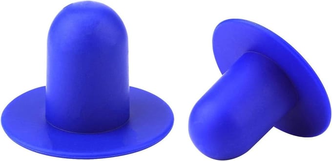 Zwembad Plug - Filterpomp Zeefgat Plugstopper voor Bovengronds Zwembad - Set van 2 - Blauw