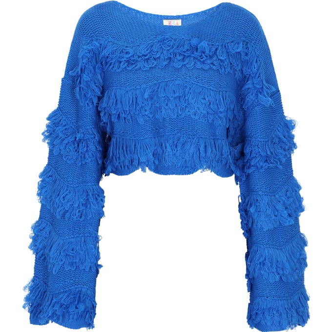IZIA Jumper Dames blauw