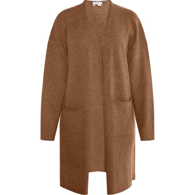 usha Longcardigan Dames Kameel