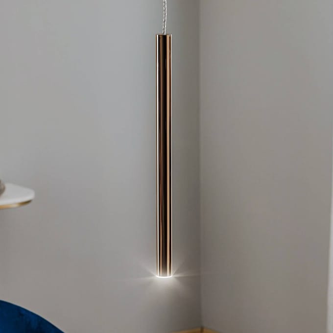 Schuller Valencia Varas LED hanglamp, 1-lamp, goud