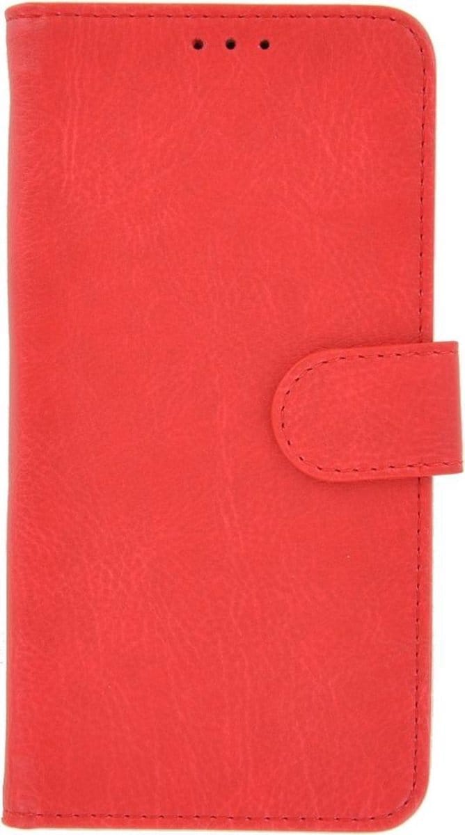 Pearlycase Hoes Wallet Book Case Rood Geschikt voor Huawei P20 Lite (2019)