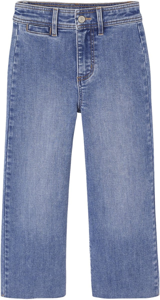 Vertbaudet Onverwoestbare wijde jeans voor meisjes