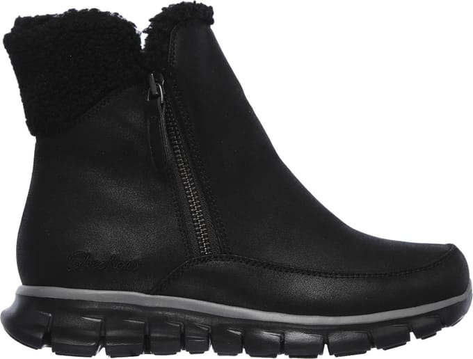 Skechers Synergy-Collab Dames Laarzen - Zwart - Maat 36