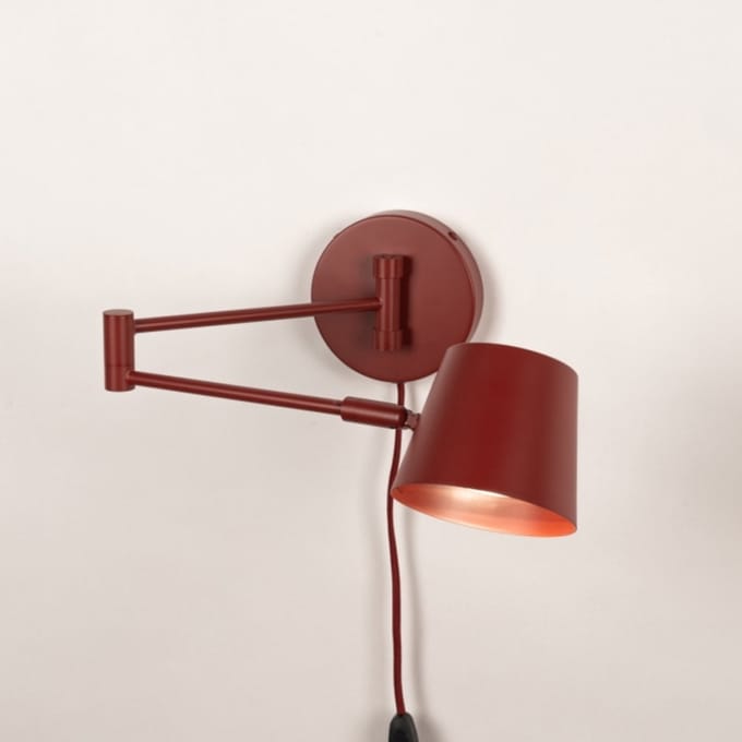 Lumidora Wandlamp 75320 - Voor binnen - SYDNEY - GU10 - Rood - Metaal
