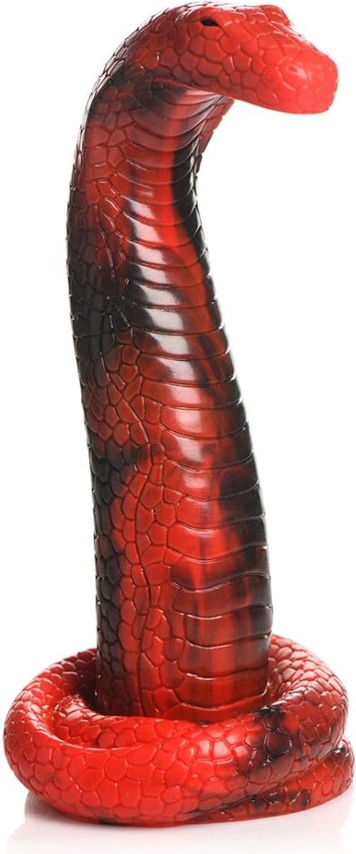 King Cobra - Silicone Dildo - Red