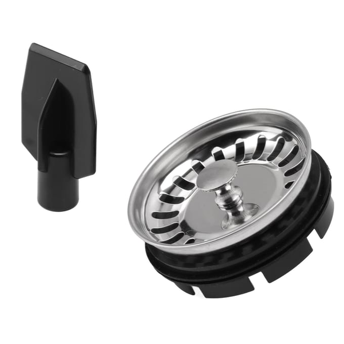 Afvalvermaler Zeef Trek Waterstop Roestbestendig Voedselafvalvermaler Filter Vermaler Versnipperaar Onderdeel gray