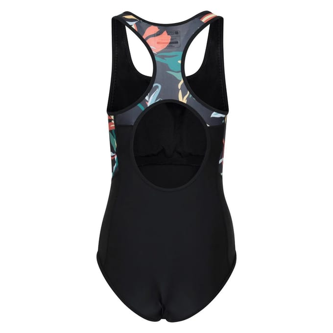 Mountain Warehouse Dames Neem De Duik Bloemige Badpak (Zwart)