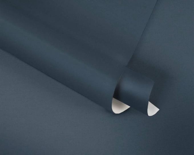 MAT EFFEN BEHANG | Basic - blauw - A.S. Création MICHALSKY