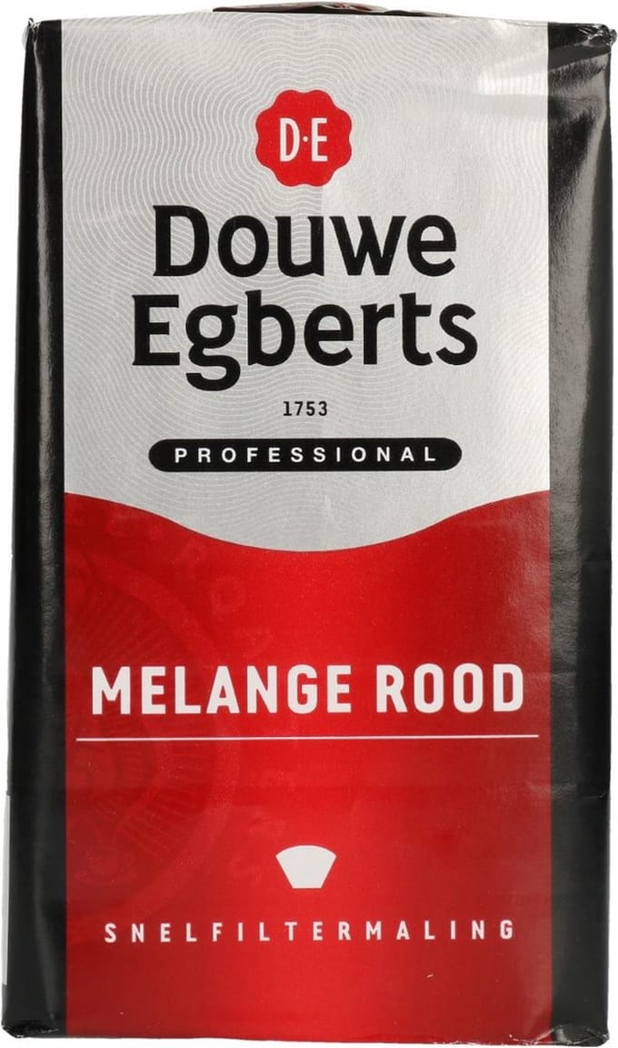 Douwe Egberts melange rood snelfilter 250 gram