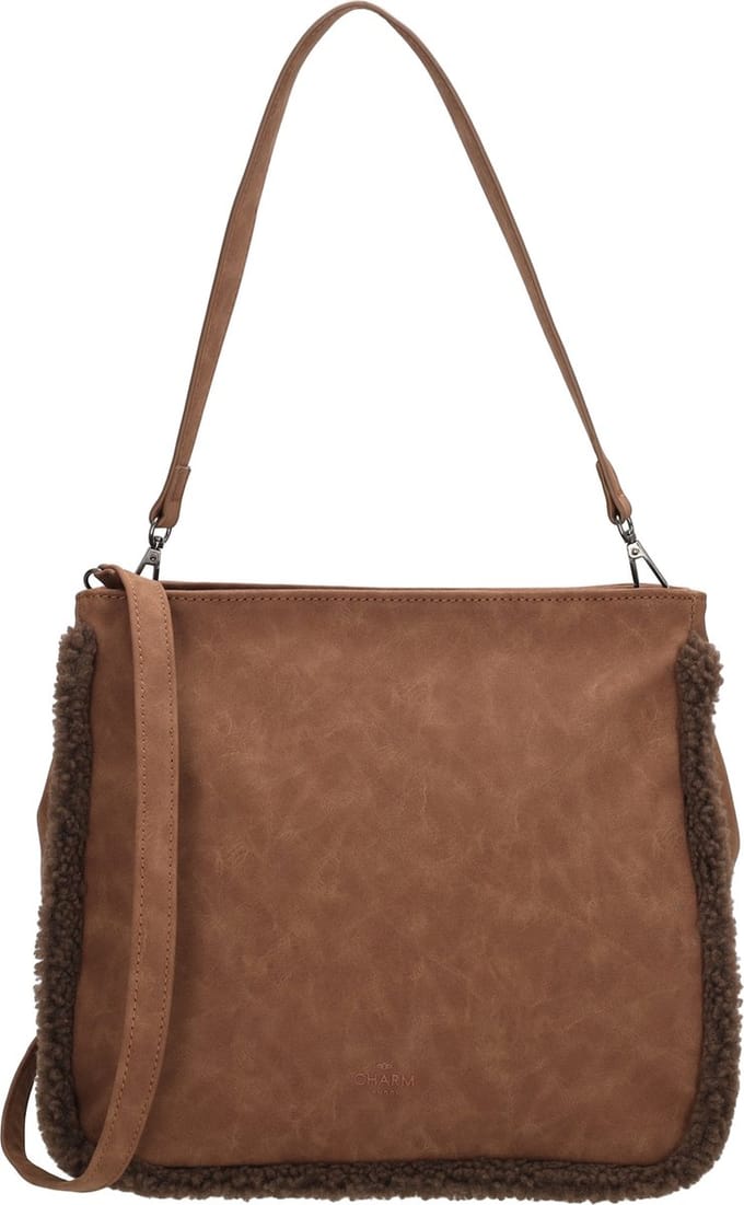 Charm London Newington Schoudertas - Bruin