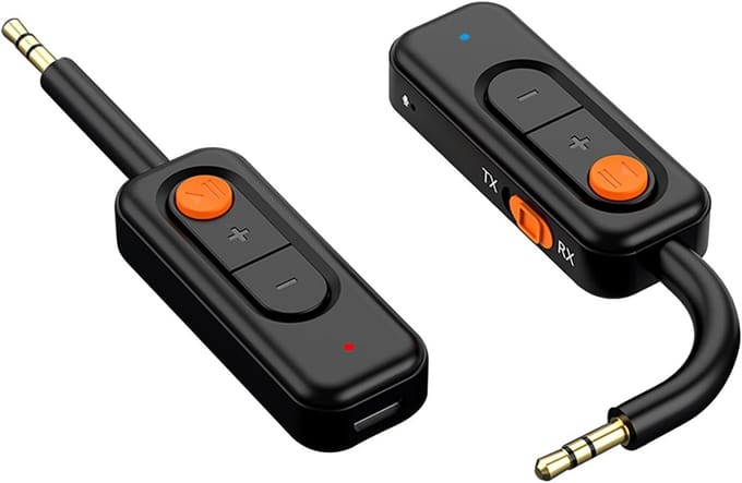 EXCITAT Bluetooth-adapter - Auto Bluetooth-adapter - Muziekontvanger - Ruisonderdrukking
