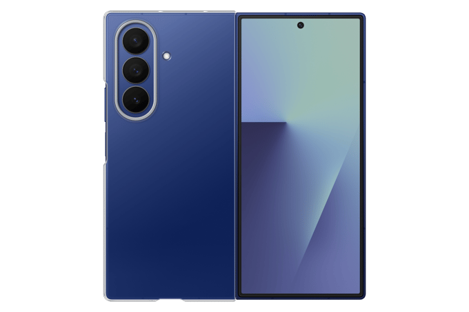 Originele Clear Case voor de Samsung Galaxy Z Fold 7 - Transparant