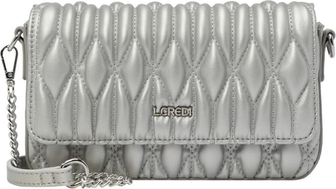 L.CREDI Lisa Schoudertas 22 cm - Dames - silber