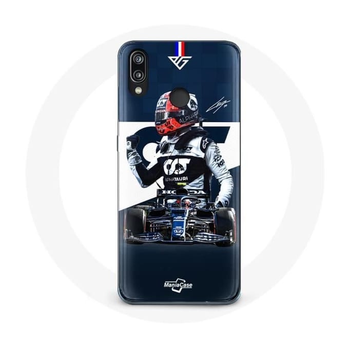 Coque - Huawei - P20 Lite - Formule 1 - Max Verstappen - Souple - Sportif bleu