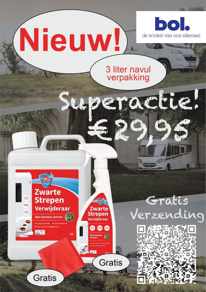 Mer Zwarte Strepen Verwijderaar 3 ltr. SUPERACTIE!
