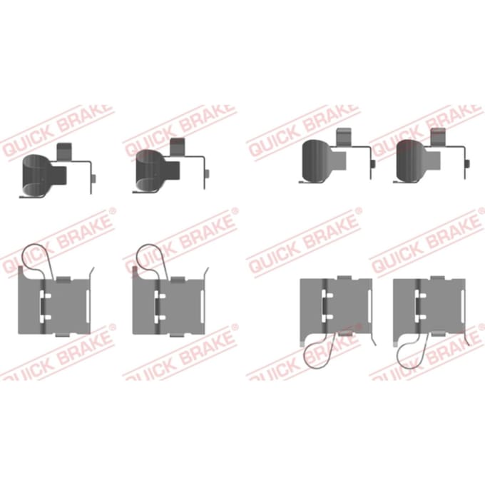 Toebehorenset, schijfremblok QUICK BRAKE 109-0097