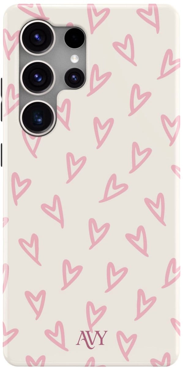 AVY Hard Shell Back Cover | geschikt voor Samsung Galaxy S25 Ultra | Cupid Blush | Compatibel met MagSafe & Qi2