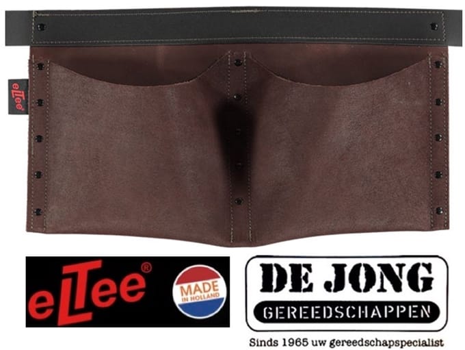 Eltee BSN-D spijkerschort leder
