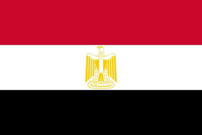 Vlag Egypte 300x450cm